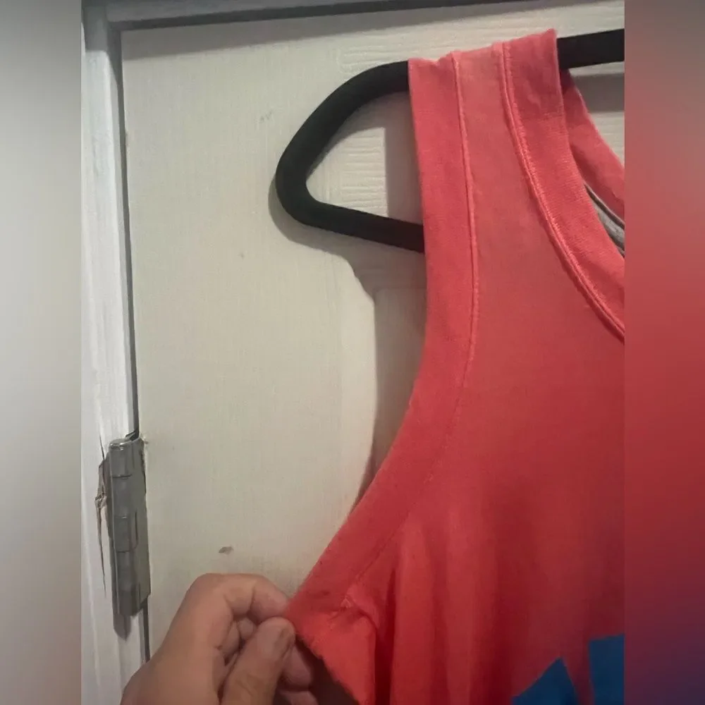 Women's NIKE Racer Back Tank with Large Nike Logo and Swoosh